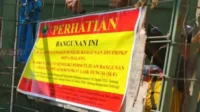Sungai Kadalpank di Jalan Semeru, Kota Malang,