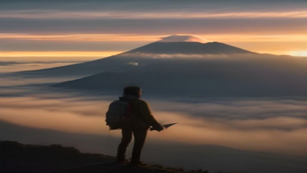 Pemandangan ikonik Gunung Bromo yang menjadi destinasi wisata unggulan di Jawa Timur.