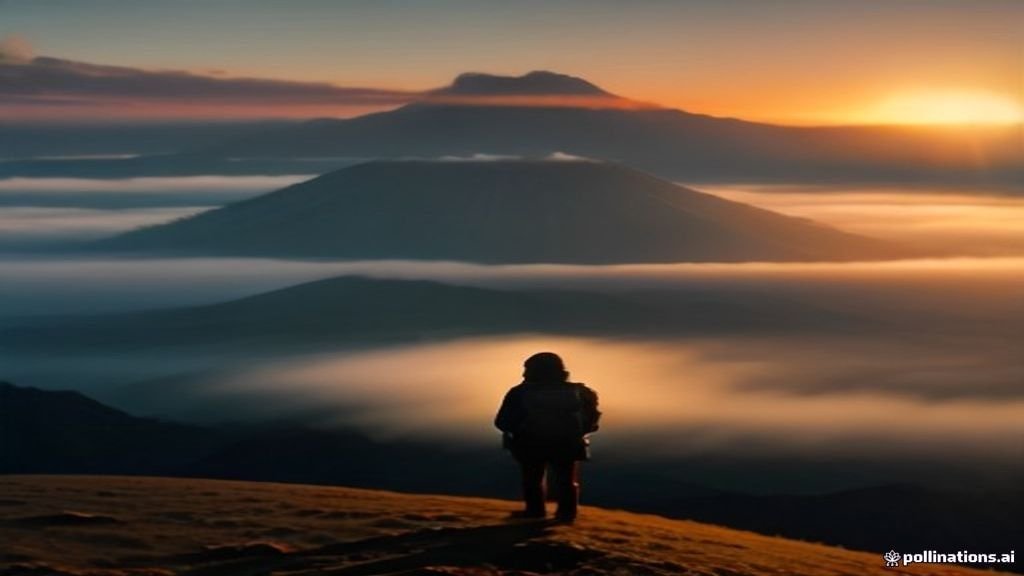 Pemandangan indah Gunung Bromo saat matahari terbit di destinasi wisata Jawa Timur.
